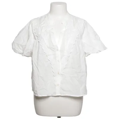 Chemise à manches courtes (Blanc) de Zara Coton
