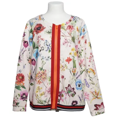 Blouson (Blanc, Multicolore) de Margittes Élasthane, Polyester