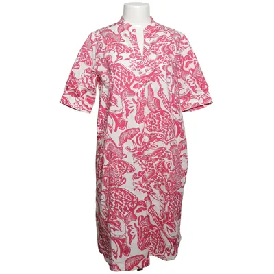 Blusenkleid (Pink, Weiß) von Va Bene Baumwolle, Elasthan