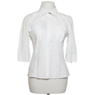 Shirt (Wit) van Stefanel Katoen, Elastaan