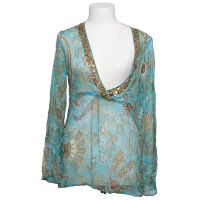 Blouse (Blue, Green, Multicolored) from Suzanna