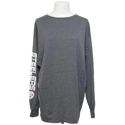 Long sleeve T-shirt (Gray) from NFL Team Apparel Cotton, Polyester