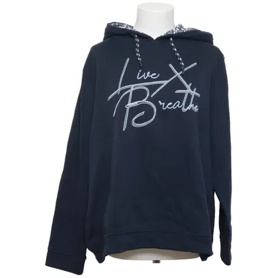 Sweat à capuche (Bleu, Blanc, Gris) de Gina Benotti Coton, Polyester