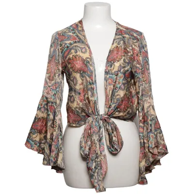 Wickeljacke (Beige, Mehrfarbig) von Purple Queen Viskose