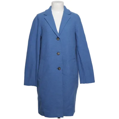 Coat (Blue) from Oui Cotton, Polyester, Wool