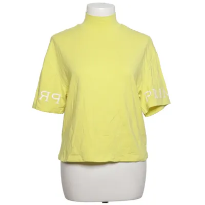 T-shirt (Geel) van Pringle of Scotland x H&M Katoen, Elastaan