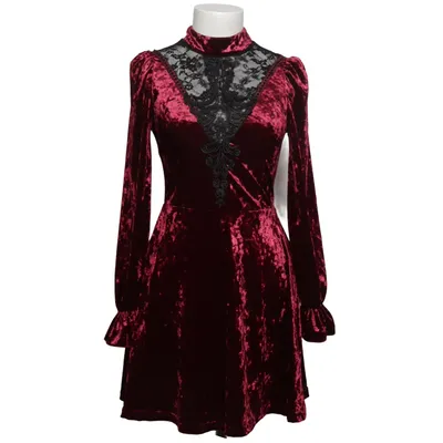 Robe (Rouge) de Romwe Élasthane, Polyester