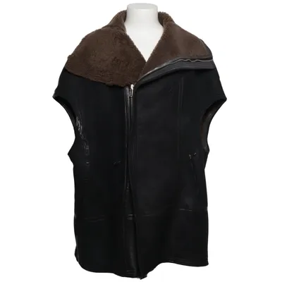 Läderväst (Lsh) från Rick Owens Bomull, Kupro, Skinn