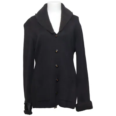 Strickjacke (Schwarz) von Cassis Acryl, Merinowolle