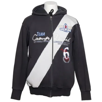 Capuchon sweater (Blauw, Wit, Meerkleurig) van Camp David Katoen
