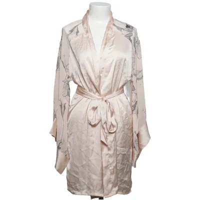 Ochtendjas (Beige, Zwart) van Noir Polyester