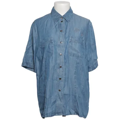 Denim blouse (Blauw) van Hauber Lyocell