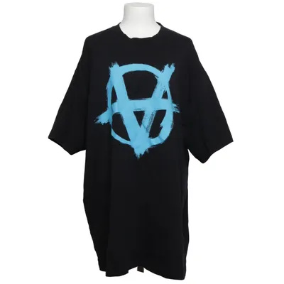 T-shirt (Noir, Bleu) de Vetements Coton