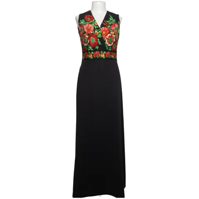 Maxi jurk (Zwart, Meerkleurig) van Gerber Polyester