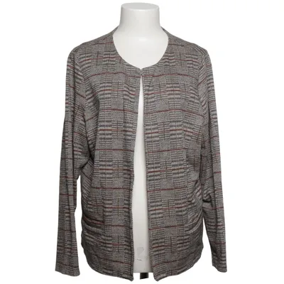 Strickjacke (Grau, Braun) von Gina Laura Baumwolle, Elasthan, Polyester, Viskose