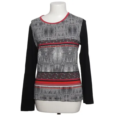 Långärmad t-shirt (Svart, Vit, Röd) från Christine Laure Elastan, Viskos