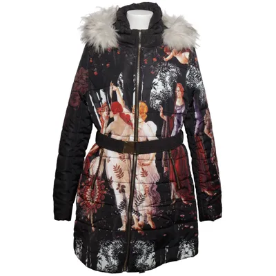 Winter coat (Black, Multicolored) from 101 Idees Polyester