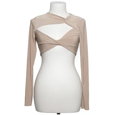 Crop top (Beige) de Stylewise Élasthane, Polyester