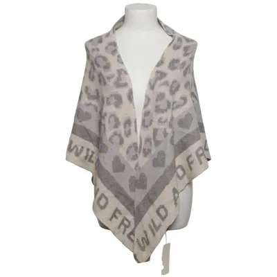Sjaaltje (Grijs, Beige) van MJ Kasjmier, Viscose, Wol