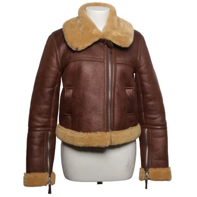 Shearling jacket (Brown) from Cooperative Polyester, Polyurethane, Viscose