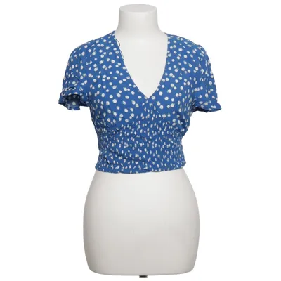Crop top (Bleu, Blanc) de Clockhouse Viscose