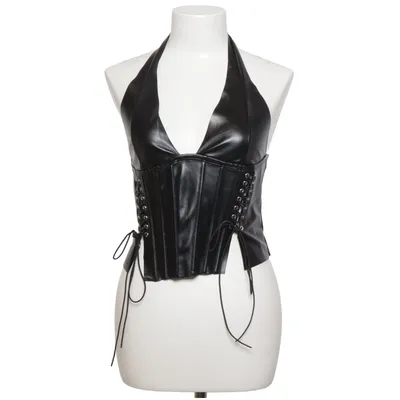 Haltertop (Zwart) van Shein Polyester