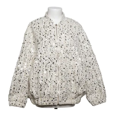 Bomber jacket (White) from Ky Creation Elastane, Polyester