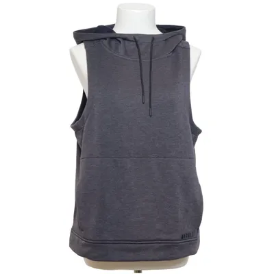 Korte mouwen capuchon sweater (Grijs) van Nobull Elastaan, Polyester, Tencel