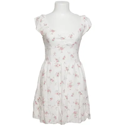 Dress (White, Pink) from Hollister Polyester, Viscose