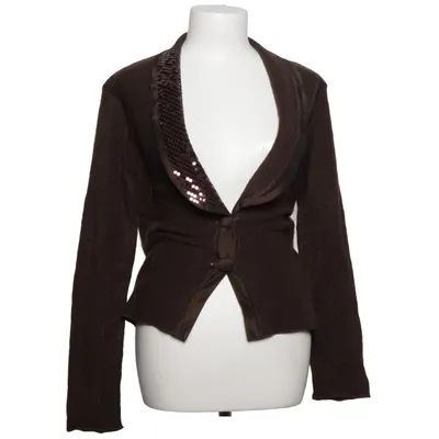Blazer (Brown) from Siste's Elastane, Mohair, Polyamide, Wool