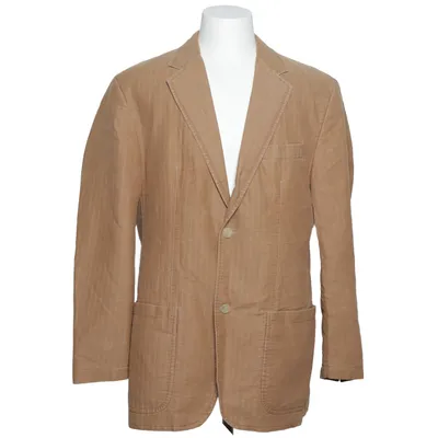 Blazer (Bruin) van Frank Eden Katoen, Polyester