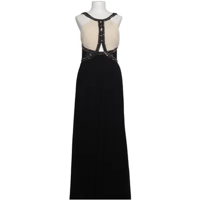 Evening gown (Black, Beige) from Little Mistress Elastane, Polyester