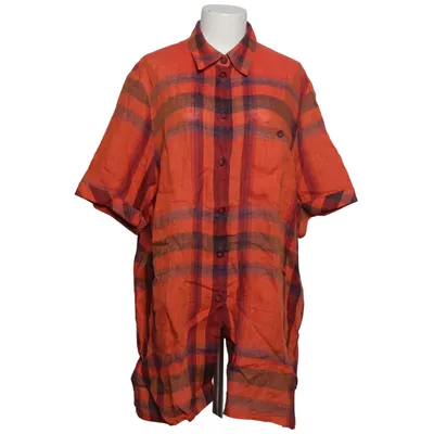 Short sleeve shirt (Orange, Red, Purple) from Cora Linen