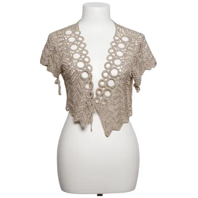 Bolero (Beige) from Nicowa Metallic fiber, Viscose