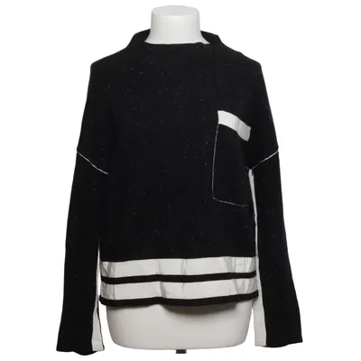 Pull-over (Noir, Blanc) de Rena Marx Cachemire, Laine