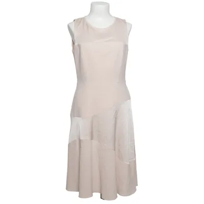 Jurk (Beige) van Paule KA Acetaat, Polyester