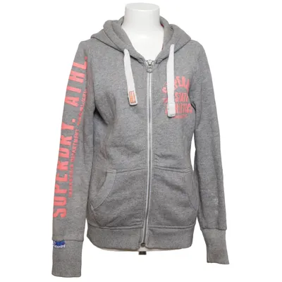 Capuchon sweater (Grijs) van Superdry Katoen, Polyester
