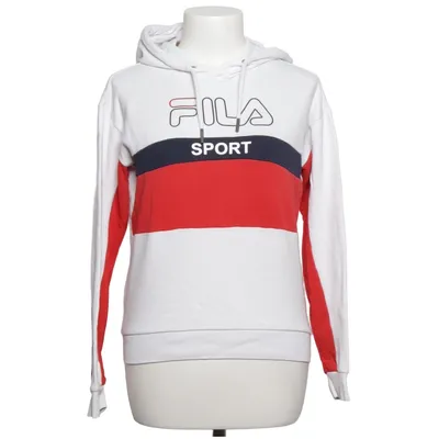 Hoodie (White, Blue, Red) from Fila Cotton, Polyester