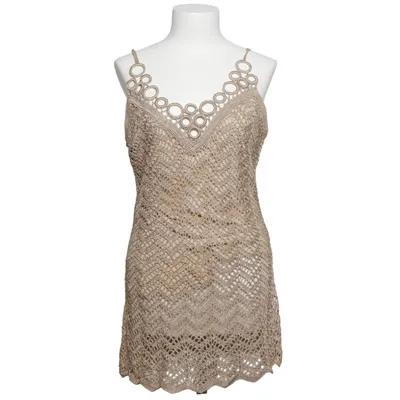 Strandjurk (Beige) van Nicowa Metallvezel, Polyester, Viscose