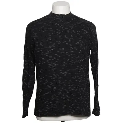 Henley Shirt (Schwarz, Weiß) von Black Premium
