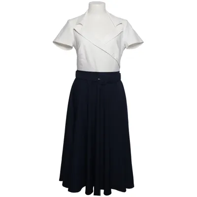 Dress (White, Blue) from Glamour Bunny Elastane, Polyester, Viscose