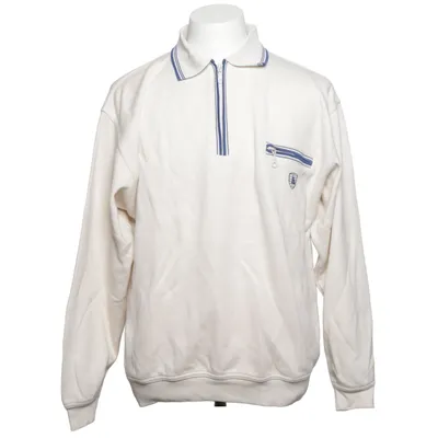 Sweater (White, Blue) from Westbury Cotton, Polyester