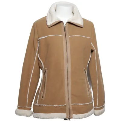 Veste en peau de mouton retournée (Beige, Blanc) de Slam