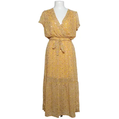 Robe (Jaune, Violet, Or) de Vintage Dressing Polyester, Viscose