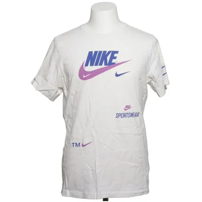 T-shirt (Wit, Blauw, Lila) van Nike Sportswear Katoen