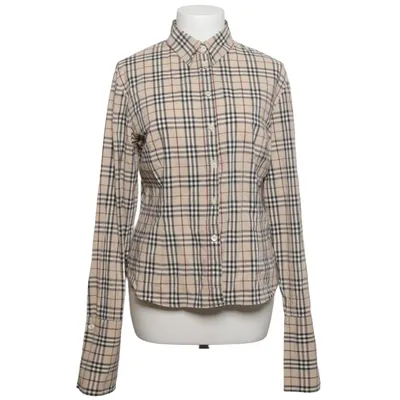 Shirt (Beige, Zwart, Rood) van Burberry Elastaan, Polyamide, Viscose