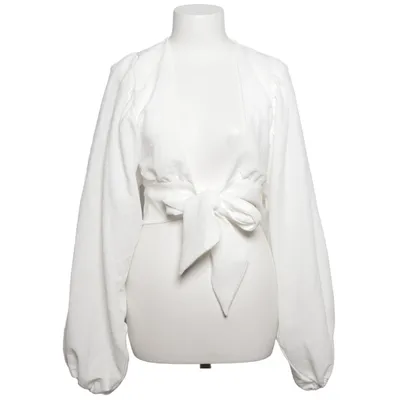Wikkelblouse (Wit) van Vera & Lucy Polyester