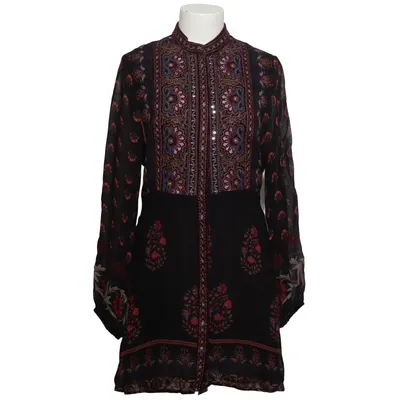 Jurk (Zwart, Meerkleurig) van Zara