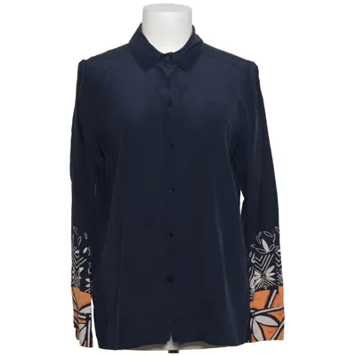 Chemise (Bleu, Orange, Blanc) de Tory Burch Soie