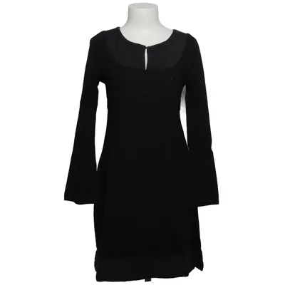 Robe (Noir) de Lanius Laine de mouton, Coton biologique, Soie